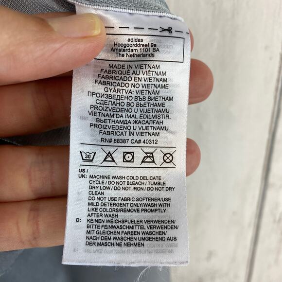 Adidas Gray Three Tapered Regular Fit Golf Pants UPF 50+ Twill Men's Size 32x32 - Picture 13 of 15